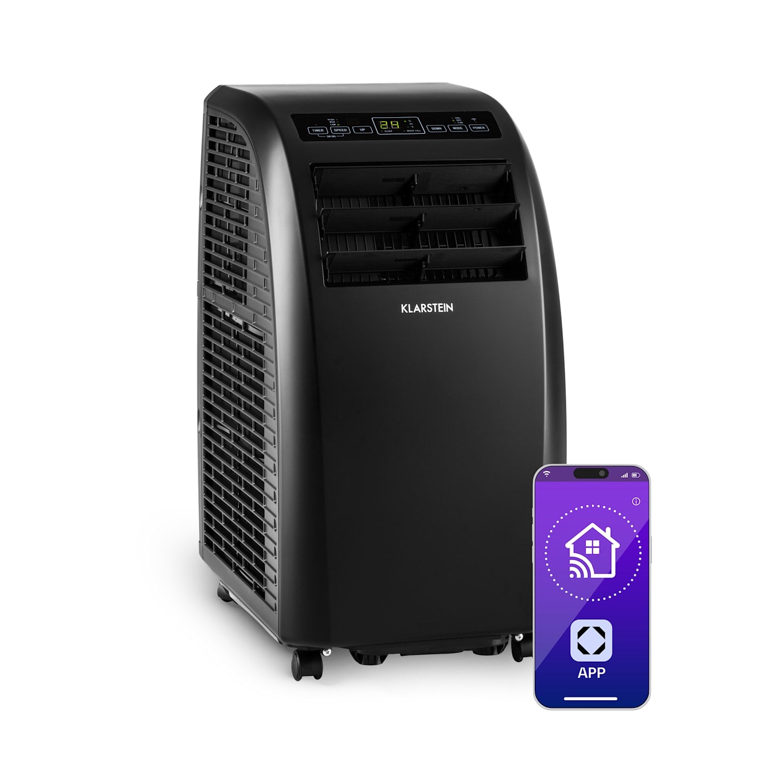 Klarstein Metrobreeze Rome Smart 10000 BTU Mobile Klimaanlage A+ R290 42m²