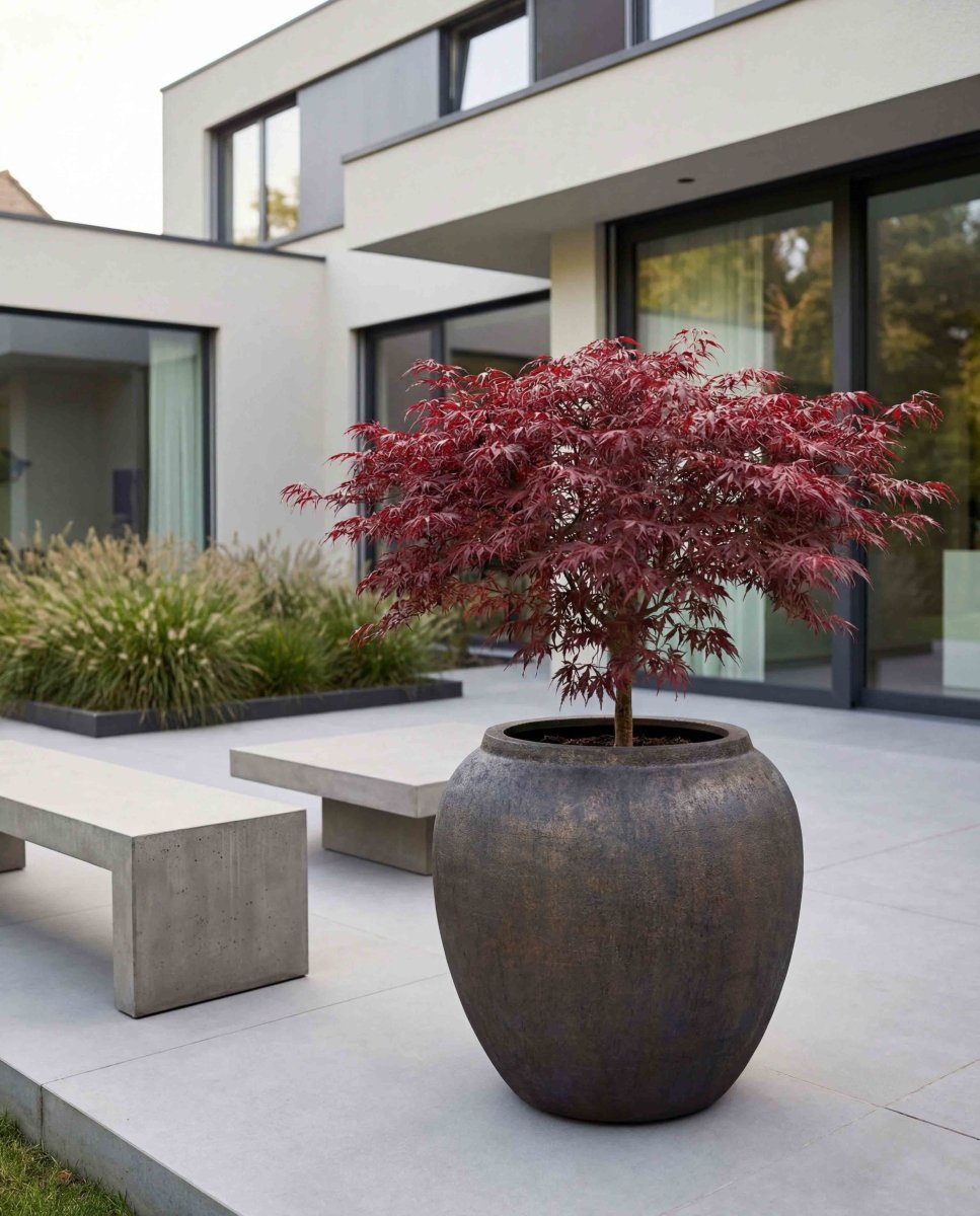 High Jar | Antique Stone Collection | Bronze