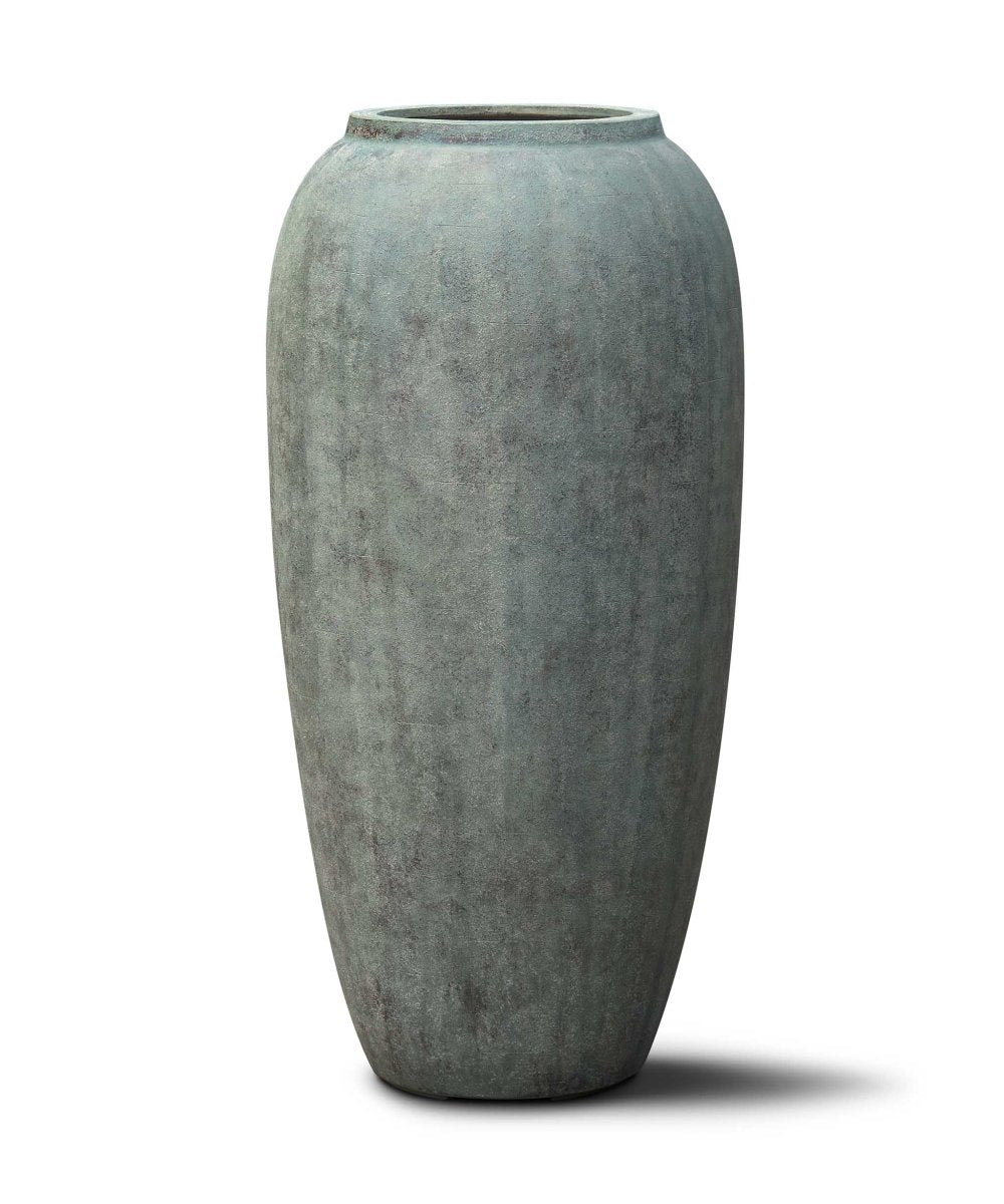 Long Jar | Antique Stone Collection | Copper Green