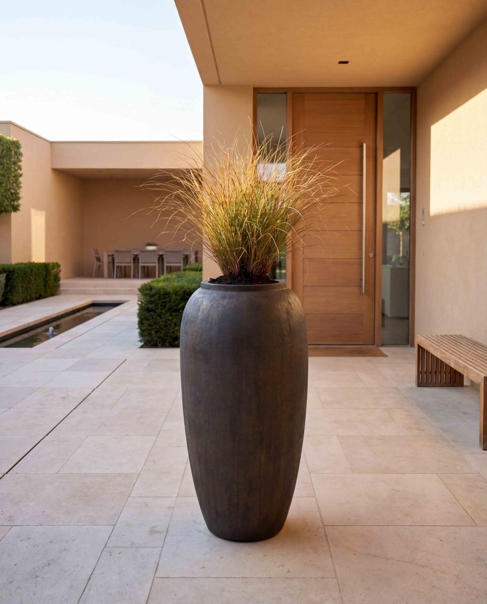 Long Jar | Antique Stone Collection | Bronze